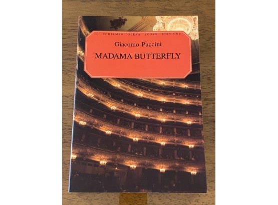 Madama Butterfly By Giacomo Puccini Opera Score