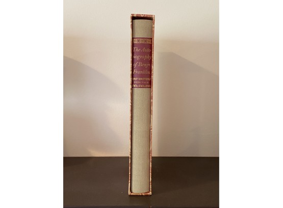 The Autobiography Of Benjamin Franklin Published By The Heritage Press