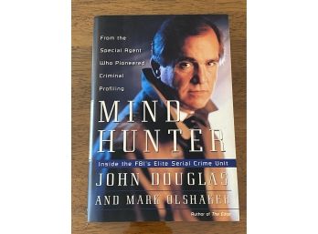 Mind Hunter By John Douglas And Mark Olshaker First Edition First Printing