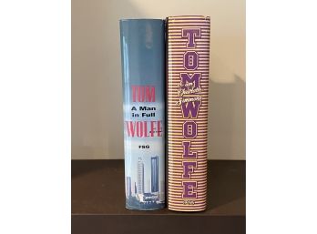 A Man In Full & I Am Charlotte Simmons By Tom Wolfe First Editions First Printings
