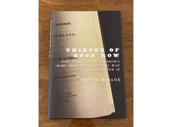 Thieves Of Book Row By Travis McDade First Edition First Printing