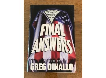 Final Answers By Greg Dinallo First Edition First Printing