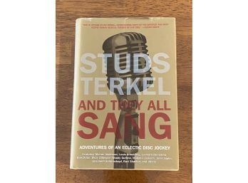And They All Sang By Studs Terkel Signed