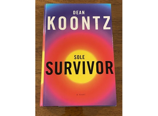 Sole Survivor By Dean Koontz Signed First Edition First Printing