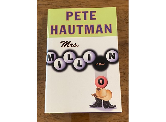 Mrs. Million By Pete Hautman Signed First Edition First Printing