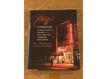 Patsy's Cookbook By Sal J. Scognamillo Signed