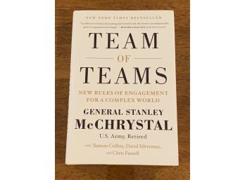 Team Of Teams By General Stanley McChrystal Signed & Inscribed