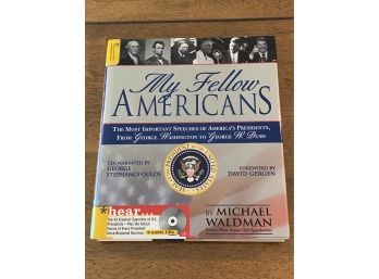 My Fellow Americans By Michael Waldman Signed First Edition With Included CDs
