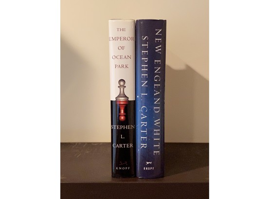 Stephen L. Carter Book Lot - The Emperor Of Ocean Park & New England White