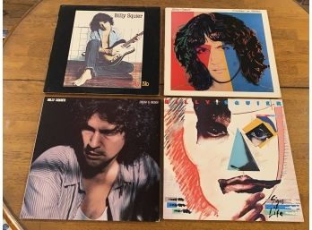 Billy Squier LP Lot - Don't Say No, Emotions In Motion, Enough Is Enough & Signs Of Life