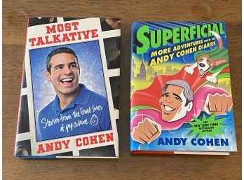 Most Talkative & Superficial By Andy Cohen Signed & Inscribed