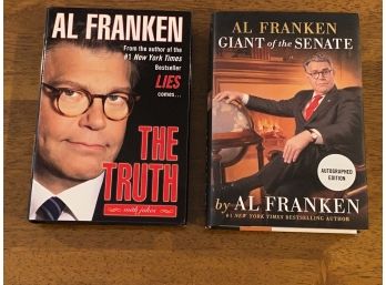 Al Franken Signed First Editions The Truth & Giant Of The Senate
