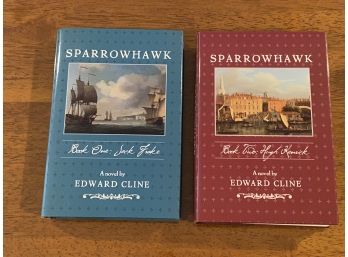 Sparrowhawk Book One: Jack Frake & Book Two: Hugh Kenrick By Edward Cline Signed & Inscribed First Editions