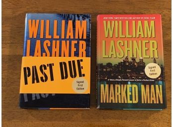 William Lasher Signed First Editions First Printings - Past Due & Marked Man
