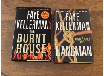 The Burnt House & Hangman By Faye Kellerman First Editions First Printings
