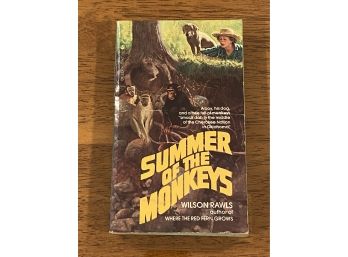 Summer Of The Monkeys By Wilson Rawls Vintage Paperback