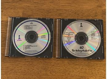 U2 War & Unforgettable Fire CDs