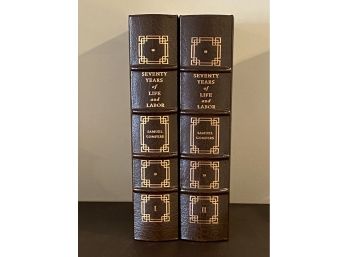 Seventy Years Of Life Ans Labor By Samuel Gompers Leather Collector's Editions