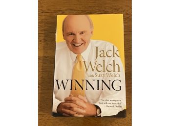 Winning By Jack Welch Signed & Inscribed First Edition First Printing