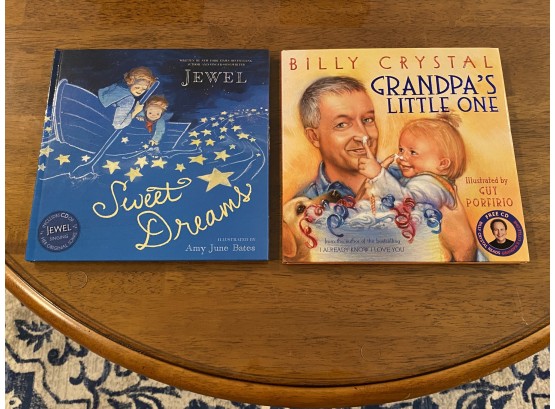 Jewel  & Billy Crystal Children's Books With CDs - Sweet Dreams & Grandpa's Little One First Editions