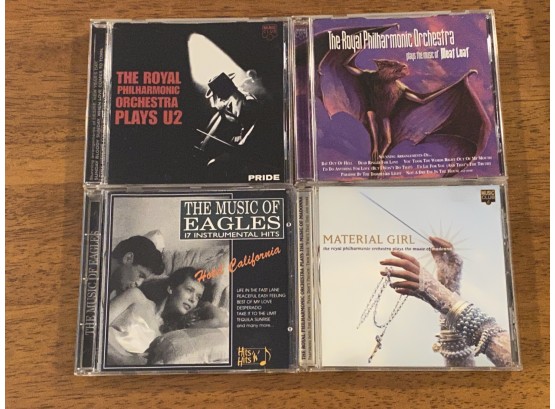 Symphonic CD Lot Including The Music Of U2, Meatloaf, The Eagles And Madonna