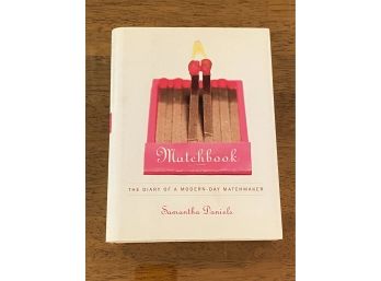 Matchbook By Samantha Daniels Signed First Edition First Printing