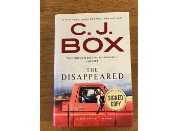 The Disappeared By C. J. Box Signed First Edition First Printing