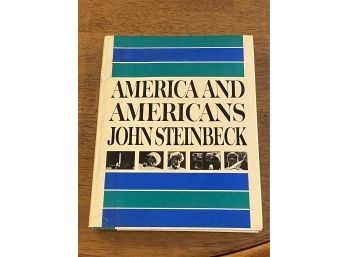 America And Americans By John Steinbeck First Edition First Printing