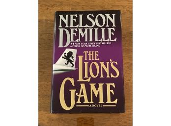 The Lion's Game By Nelson DeMille Signed & Inscribed First Printing
