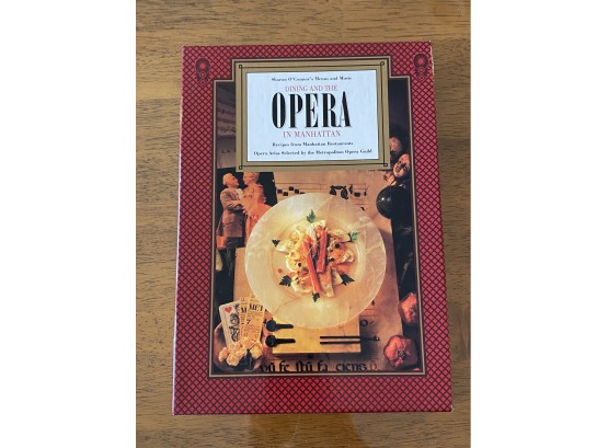 Dining And The Opera In Manhattan Cookbook And CD