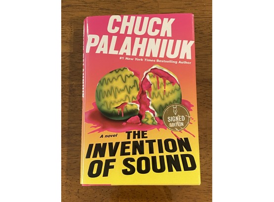 The Invention  Of Sound By Chuck Palahniuk SIGNED First Printing