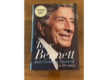 Just Getting Started By Tony Bennett SIGNED First Printing