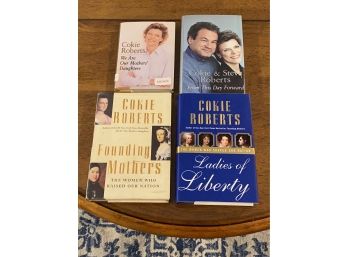 Cokie Roberts SIGNED Book Lot