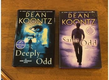 Deeply Odd & Saint Odd By Dean Koontz SIGNED First Editions