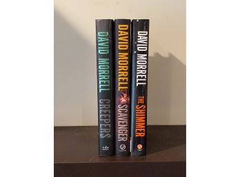 David Morrell SIGNED First Editions - Creepers, Scavenger & The Shimmer