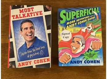 Most Talkative & Superficial By Andy Cohen SIGNED First Editions