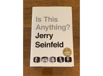 Is This Anything By Jerry Seinfeld SIGNED First Edition First Printing
