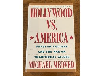 Hollywood Vs. America By Michael Medved First Edition First Printing