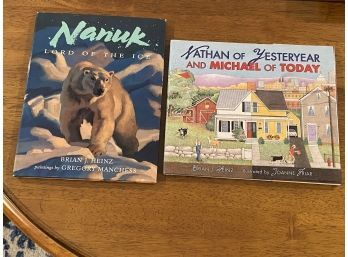 Nanuk Lord Of The Ice & Nathan Of Yesterday And Michael Of Today By Brian J. Heinz SIGNED