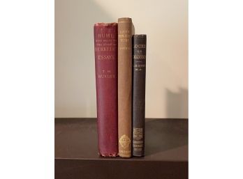 Locke, Hume & Berkeley Book Lot