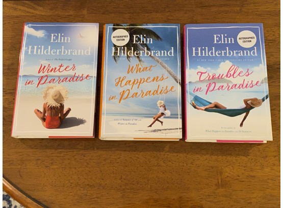 Elin Hilderbrand SIGNED First Editions First Printings Book Lot