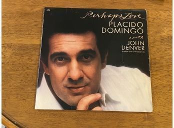 Placido Domingo With John Denver Perhaps Love LP