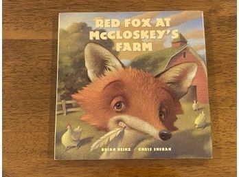 Red Fox At McCloskey's Farm By Brian Heinz SIGNED & Inscribed First Edition