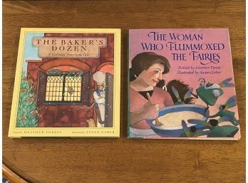 The Baker's Dozen & The Woman Who Flummoxed The Fairies By Heather Forest SIGNED & Inscribed First Editions