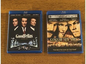 Goodfellas & Gangs Of New York Directed By Martin Scorsese Blu-Rays