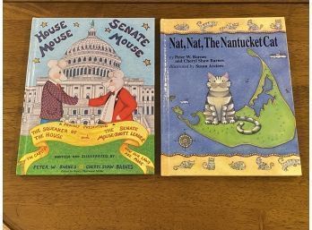 House Mouse Seanate Mouse & Nat, Nat, The Nantucket Cat SIGNED
