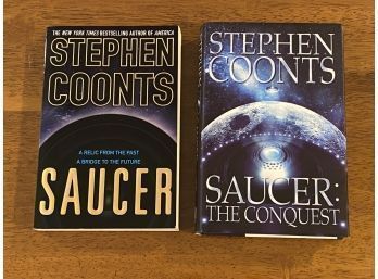 Saucer & Saucer: The Conquest By Stephen Coonts First Editions