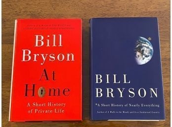 Bill Bryson First Editions At Home & A Short History Of Nearly Everything
