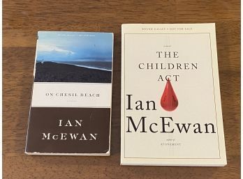 On Chesil Beach & The Children Act By Ian McEwan Bound Galleys First Editions