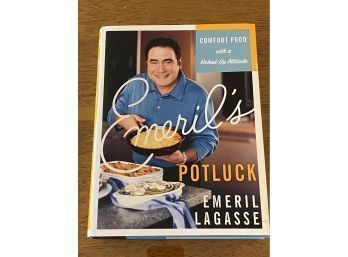 Emeril's Potluck By Emeril Lagasse SIGNED & Inscribed First Edition
